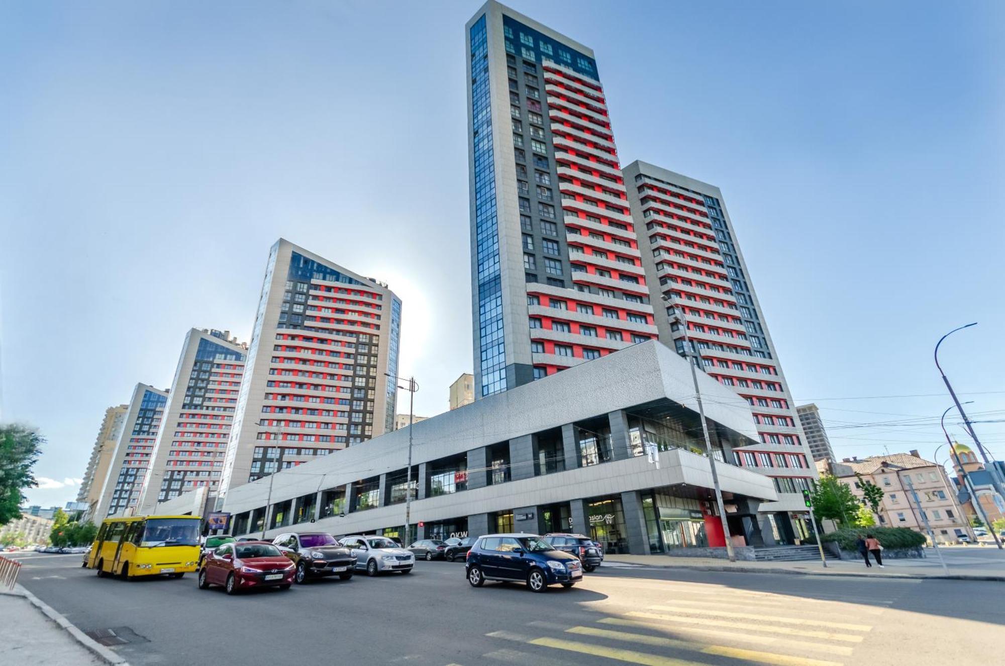 Petrovdom 41B-59B-90B-77B Stunning City View Apartments At Rc Kvartet, Central Railway Station Kiew Exterior foto